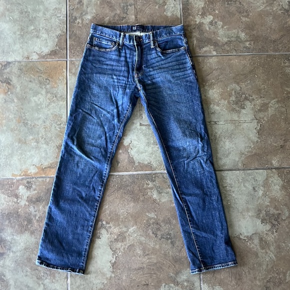 Y2K Gap jeans, men’s 31x32, dark wash, lightly worn, perfect condition, no holes - Picture 3 of 4